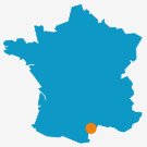 Map France Portiragnes